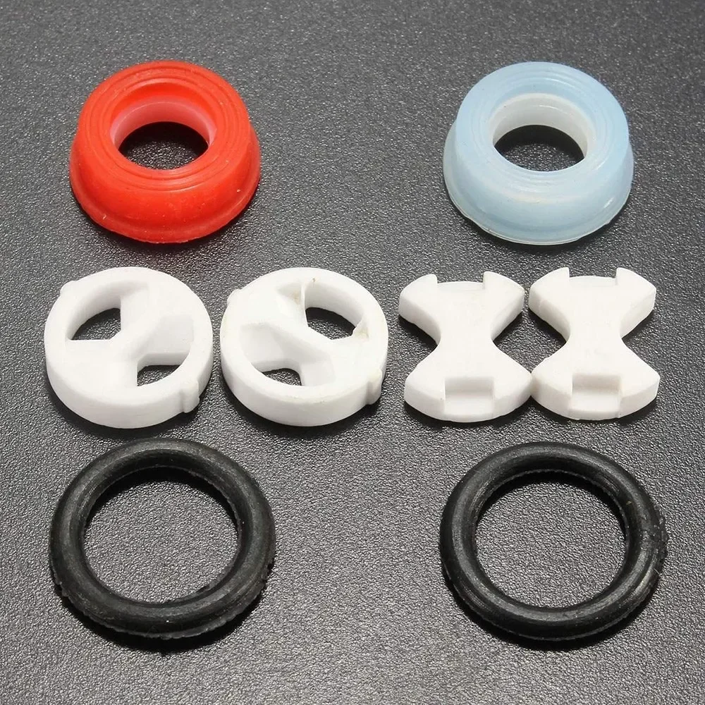 Silicone Tap Washer - 6 adet/takım Seramik Disk Silikon Conta