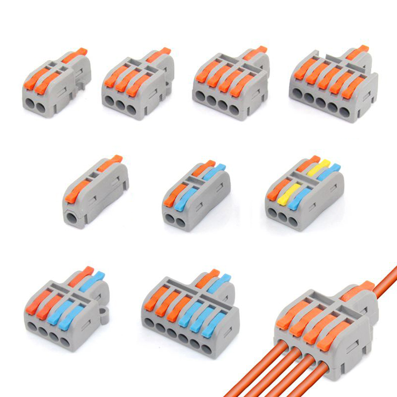 Push Fit Connector - Mini Hızlı Kablolama Kablo Konnektörleri 5/10/PCS