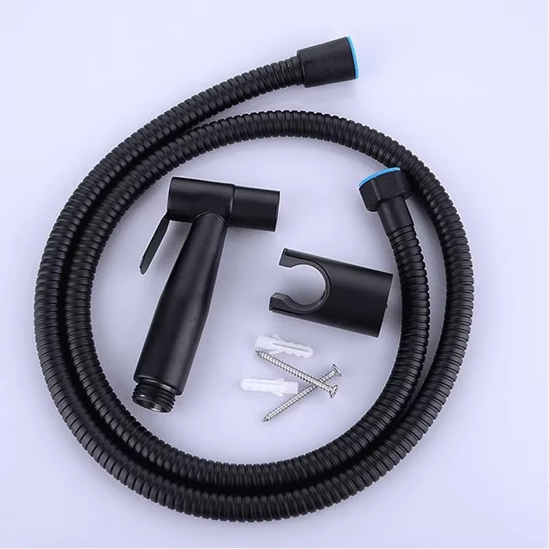 Toilet Fill Valve - Tuvalet Bide Musluğu Siyah El Tipi