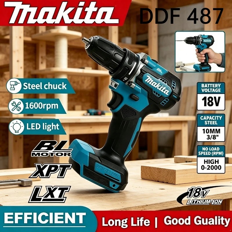 Makita Drill Ddf484 - Makita DDF487 18V Fırçasız Akülü Matkap