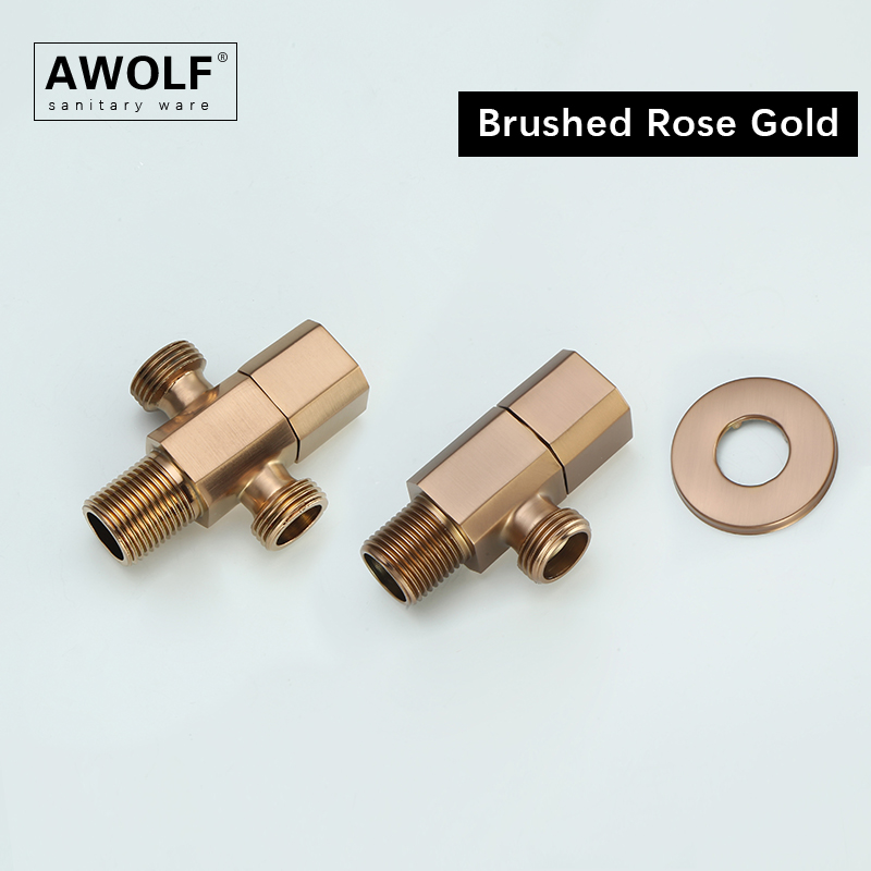 Toilet Fill Valve - Tuvalet Dolum Vanaları Fırçalanmış Gül Altın