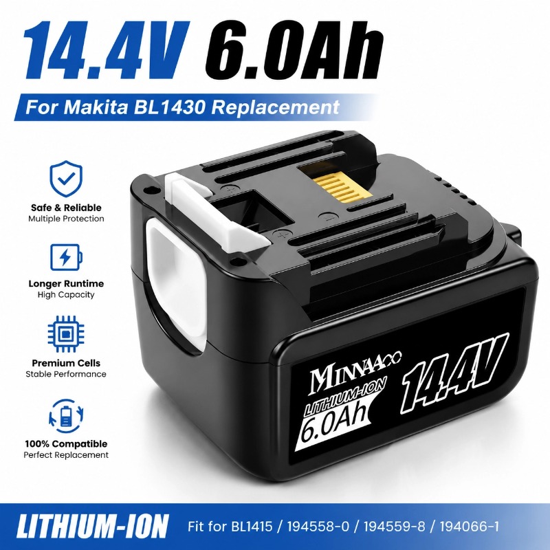 Makita Drill Hp1640 - Makita 14.4V 6.0Ah 5.0Ah Lityum-iyon Şarj