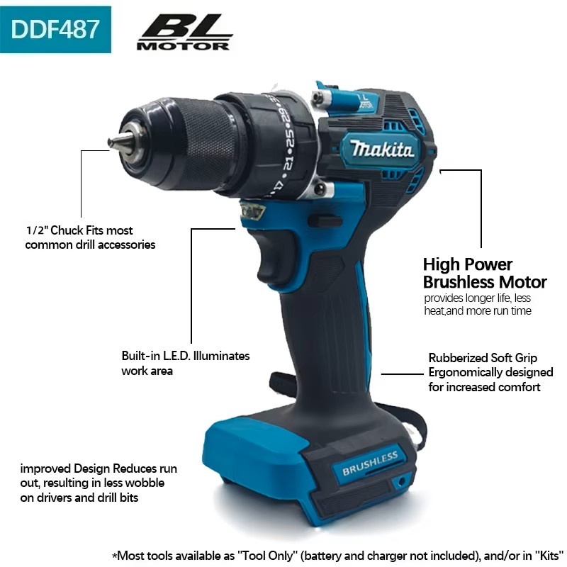 Makita 18V LXT ®   Lityum İyon - Makita Drill Ddf484 incelemesi ve fiyatı